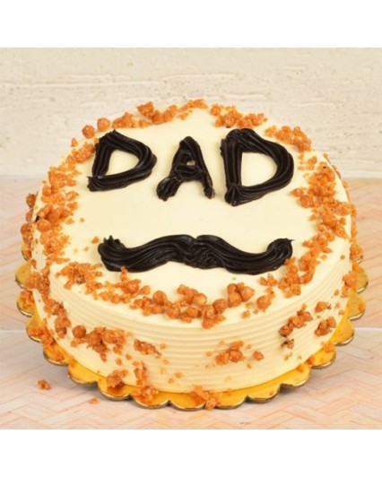 Crunchy Butterscotch Cake