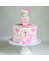 Hello Kitty First Birthday Cake