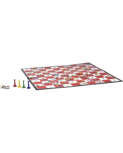 Pressman Snakes & Ladders Game, 2-4 Players, Ages 4 & Up, 5"