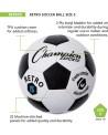 Champion Sports Retro Soccer Ball - Sizes 3, 4, 5