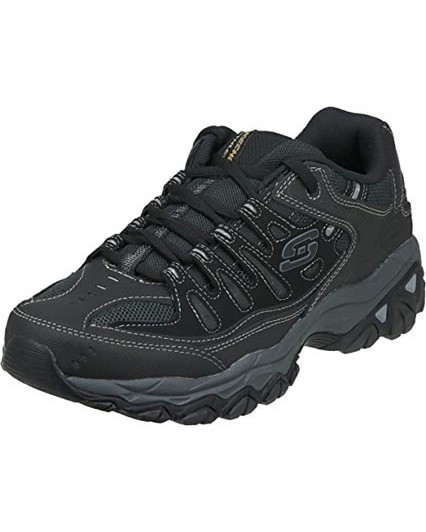 skechers mens afterburn memory foam lace up sneaker