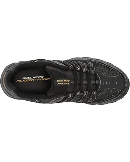 skechers mens afterburn memory foam lace up sneaker