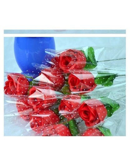 Valentine Special Artificial Rose Flower , Red