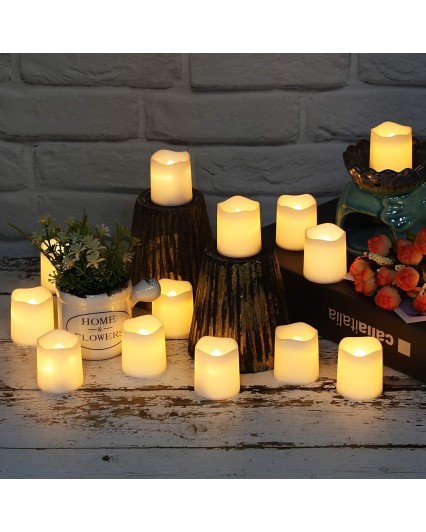 SHYMERY Flameless Votive Candles